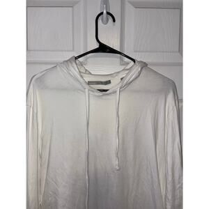 Vince hooded cotton long sleeve Tshirt size XL lined 1627-S